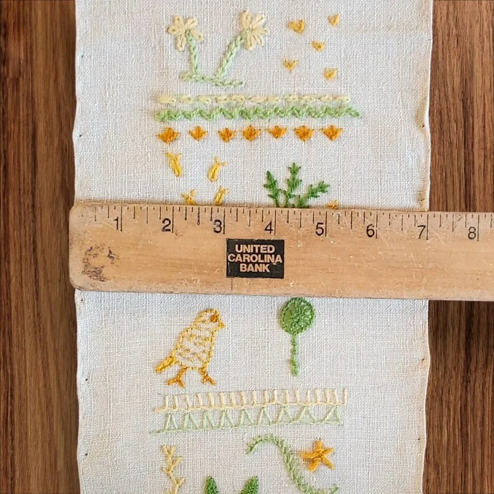 Handmade vintage needlepoint